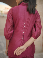 Chanderi Pink Co-Ord Set